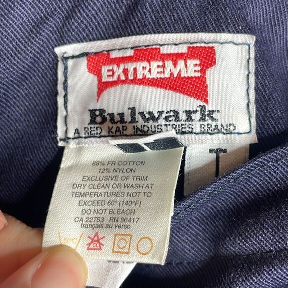Bulwark Fire resistant Bib Overalls Lightweight Nomex Insulated size Large Tall - Picture 5 of 7